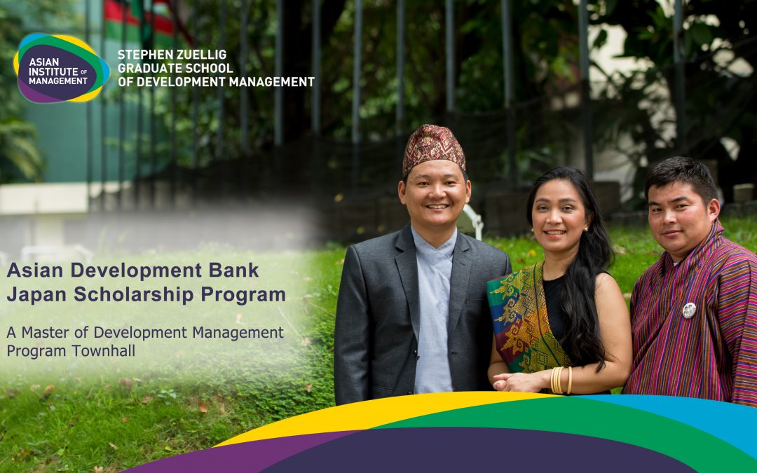 Asian Development Bank – Japan Scholarship Program Townhall