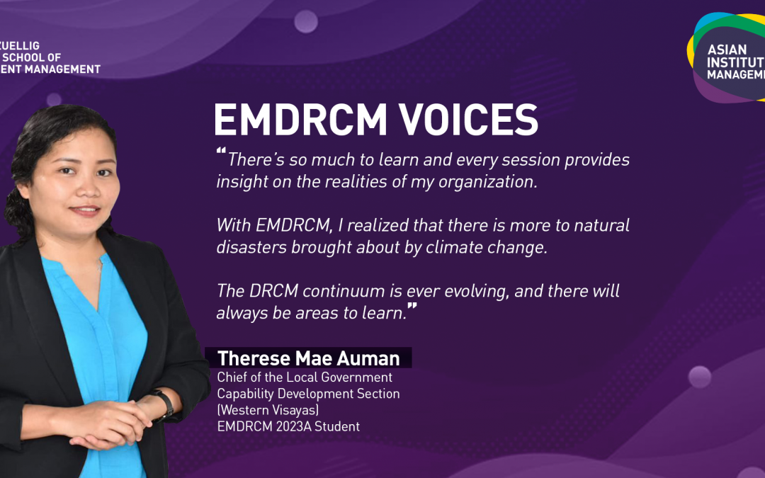 EMDRCM Voices: Therese Mae Auman