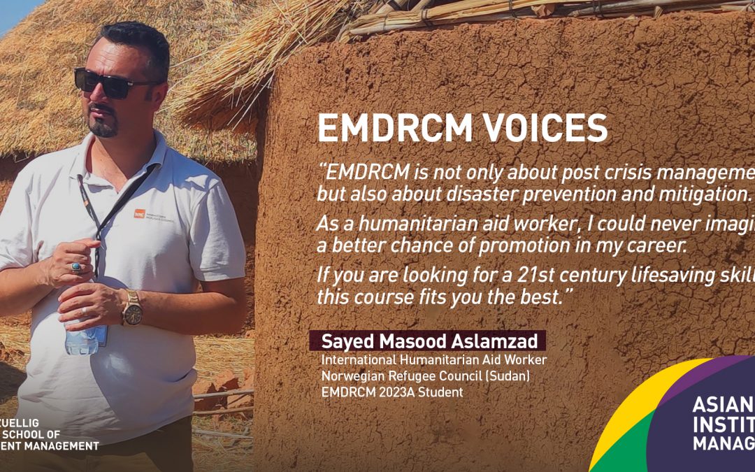 EMDRCM Voices: Sayed Masood Aslamzad