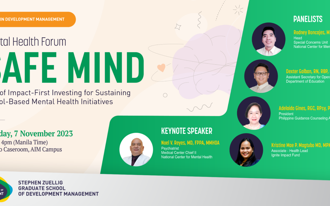Mental Health Forum: Role of Impact-First Investing for Sustaining School-Based Mental Health Initiatives