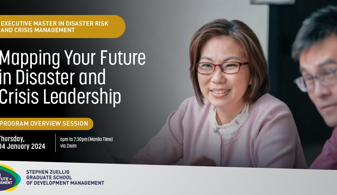Mapping Your Future in Disaster and Crisis Leadership