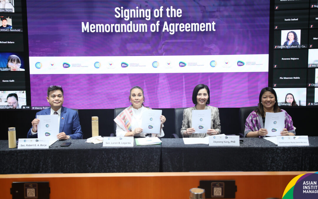 Cultivating Resilience: CCC, the Office of Senator Loren Legarda and AIM Launch Scholarship Program for Leaders in Climate Change and Disaster Risk Reduction 