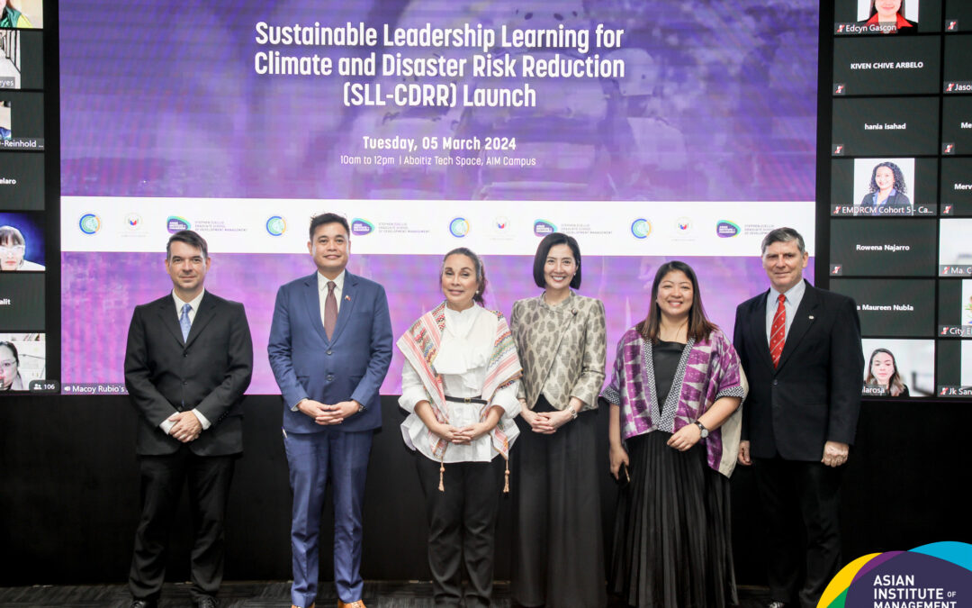 18 Full Scholarships Offered at AIM Through the Efforts of Senator Loren Legarda and the Climate Change Commission